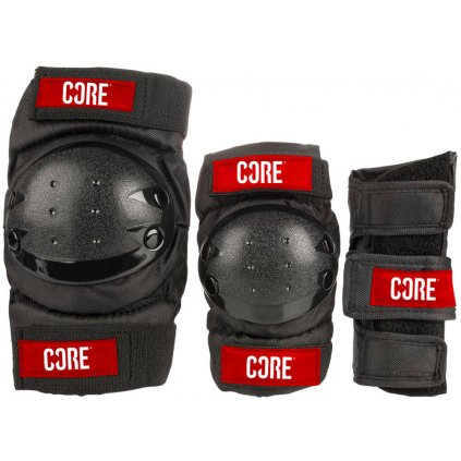 core junior skate pads 3 pack qa