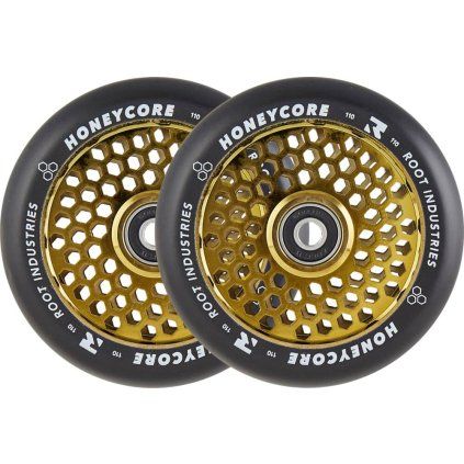 Root - Honeycore Black - 110 mm - kolečka 2ks - Gold