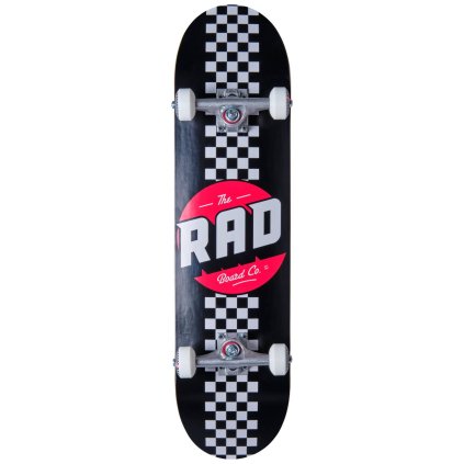 RAD - Logo Checker Stripe Black/Red