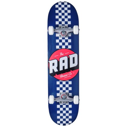 RAD - Logo Checker Stripe Navy/Red