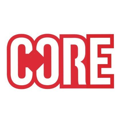 CORE - Classic Scooter Sticker - Red - Samolepka