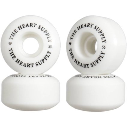 Heart Supply - Clean Heart 99A - 55mm - White/Black - Skateboardová kolečka