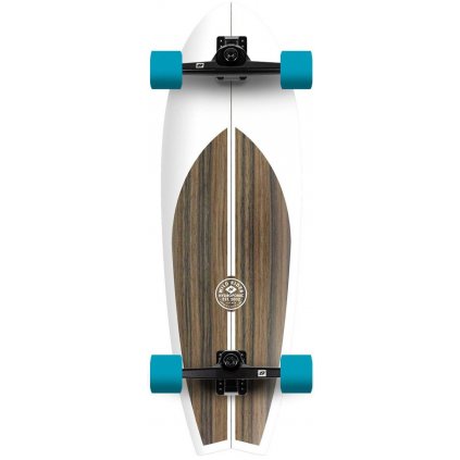 Hydroponic - Fish Classic 2.0 White / Brown 31,5" - Surfskate