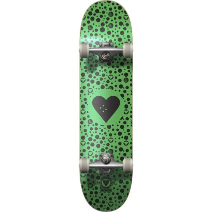 Heart Supply - Round Logo 8" Green/Black