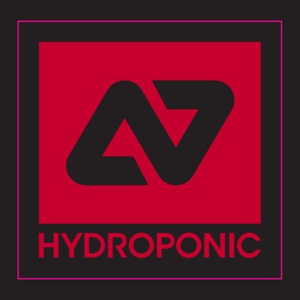 Hydroponic - Logo Sticker Red - Samolepka