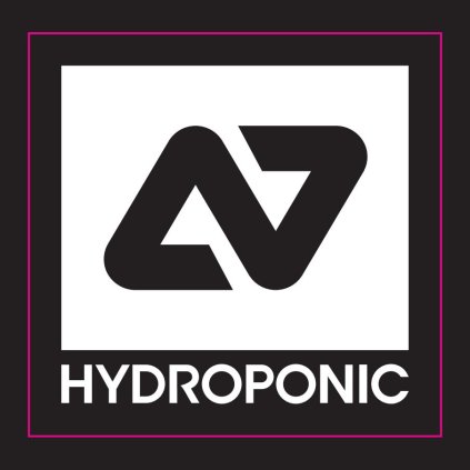 Hydroponic - Logo Sticker White - Samolepka