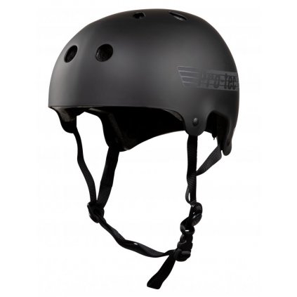 Pro-Tec - Old School Cert Matte Black Reflective - helma