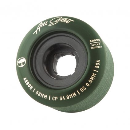 Arbor - Signature Wheel Suave Axel Serrat 58mm 80a Dark Green - kolečka (sada 4ks)