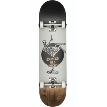 Globe - G1 Excess - White/Brown 8" - skateboard - 2. jakost