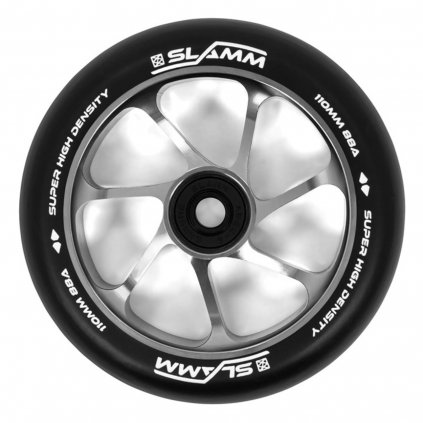 Slamm - Team Wheels - 110 mm - Black/Silver - kolečko 1ks