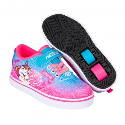 Heelys - Pro 20 X2 Cyan/Neon Pink/White - koloboty