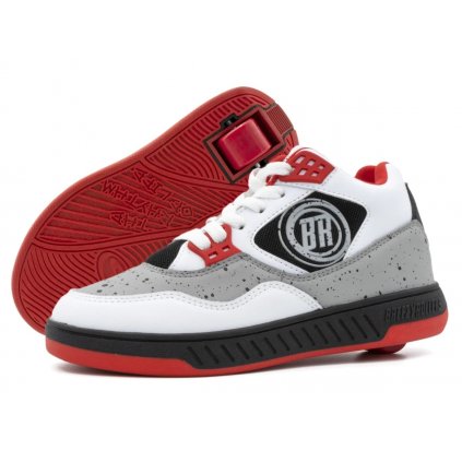 Breezy Rollers - Jumper - boty s kolečkem - White/Grey/Red