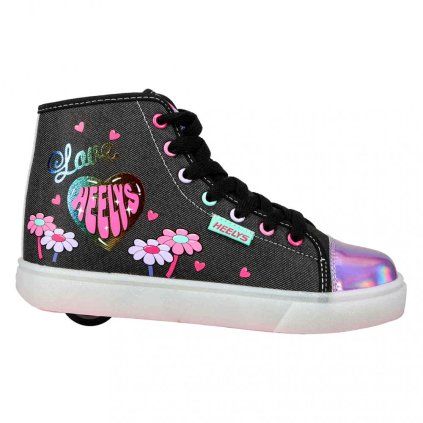 Heelys - Veloz - Black/N.Pink/Rainbow - koloboty