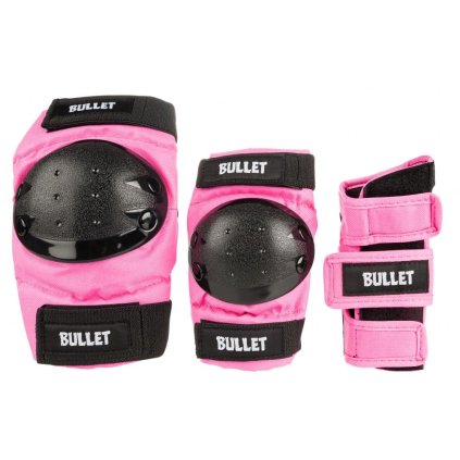 Bullet - Triple Pad Set Pink - Dětská sada chráničů