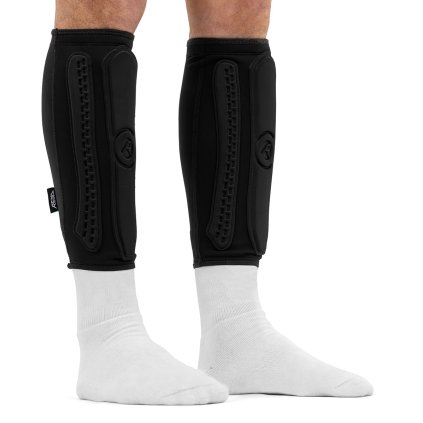 RKD830 REKD Energy Covert Shin Guards Long Front Angle