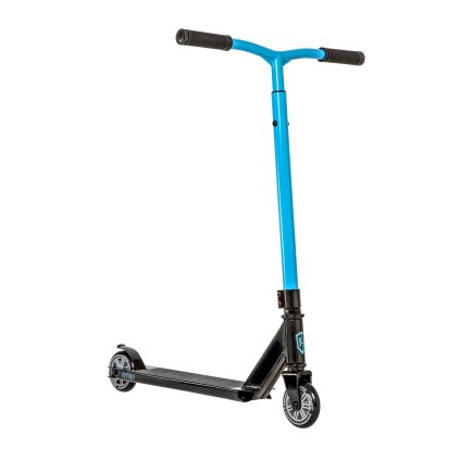 Grit - Atom Black/Fluro Blue - Freestyle koloběžka s nastavitelnými řídítky