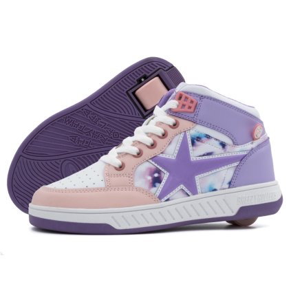 breezy rollers skater white multicolour 22