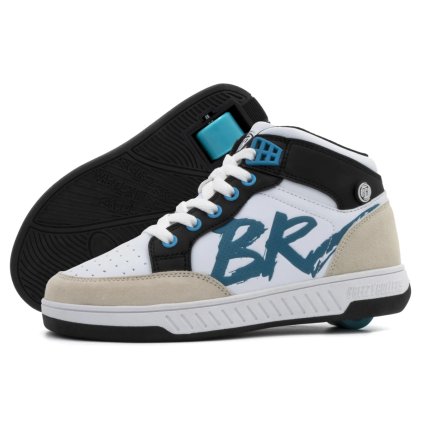 Breezy Rollers - boty s kolečkem - Skater White/Black