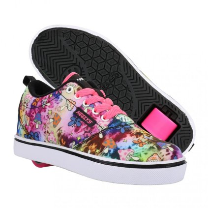 Heelys - Pro 20 Prints - Black/Pink/Yellow - koloboty