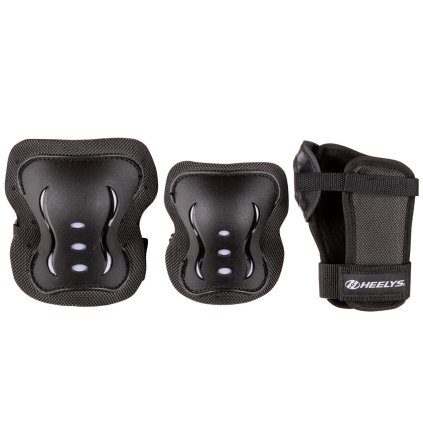 Heelys - F2 Triple Pad Set Black - Dětská sada chráničů - pohled na všechny