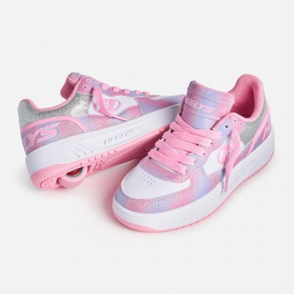 Heelys - Rezerve Low - Lt Pink/White/Rainbow - koloboty
