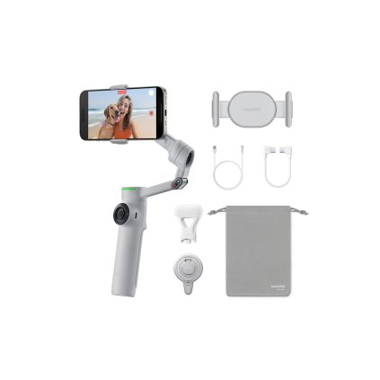 Insta360 Flow 2 Pro Creator Kit (šedá) - Stabilizátor pro telefon + příslušenství