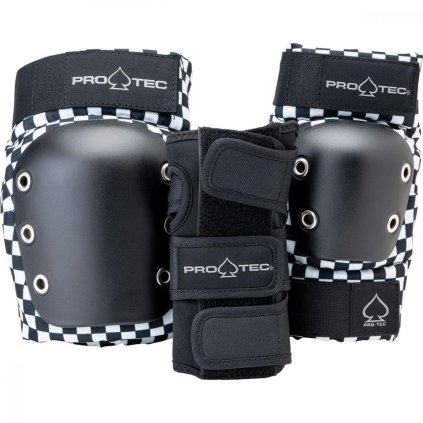 Pro-Tec - Street Gear Junior 3 Pack Open Checker - Dětská sada chráničů