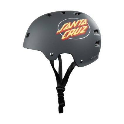Bullet - Santa Cruz Oval Dot - Matte Charcoal - helma