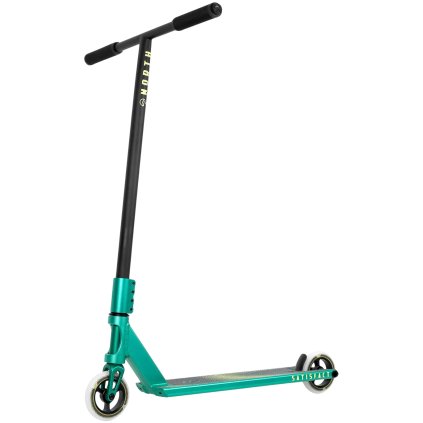North - Satisfact G5 - Freestyle koloběžka pro pokročilé jezdce - Emerald/Black