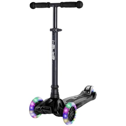 i-Glide - 3 Wheel Kids Scooter LED - Black