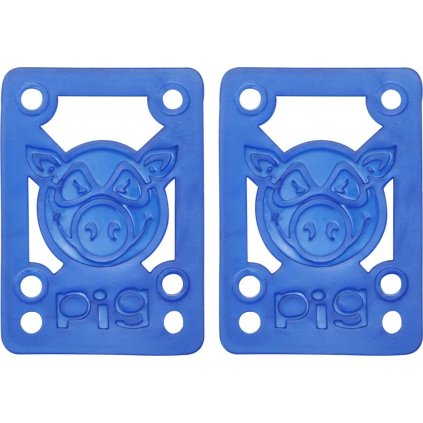 Pig - Piles Soft Skateboard Risers Blue - podložka pod skaetboardovétrucky (2 kusy)