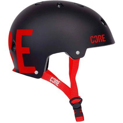 CORE - Street Helmet - Black/Red