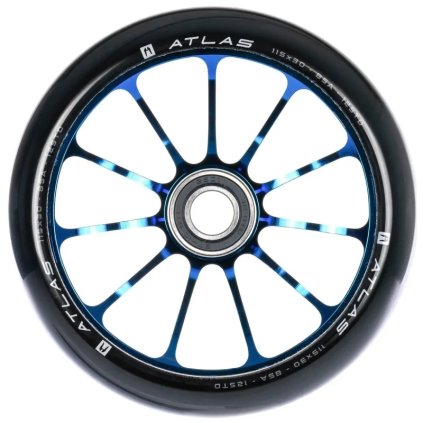 Ethic - Atlas 115mm 12STD Chrome Blue - kolečko na freestyle koloběžku