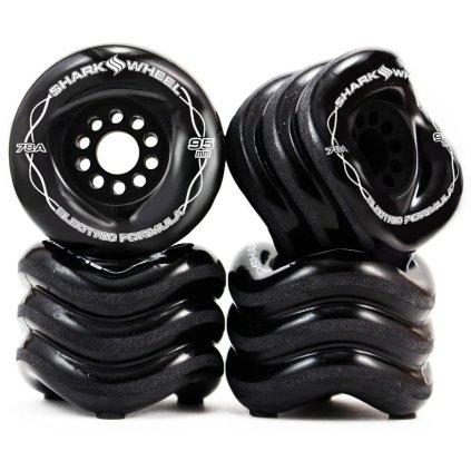 Shark Wheels - Megalodon 95mm 78A black - kolečka (sada 4ks)