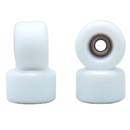 Hood - Urethanová kolečka - swirl bílá/černá - Kolečka na fingerboard