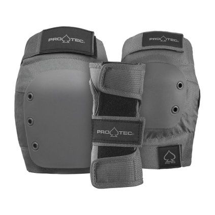 Pro-Tec - Street Gear Junior 3 Pack Open - Dětská sada chráničů - Grey