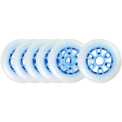 FlyingEagle - Ice Cream Speed 110mm - sada 8 inline koleček - Blue