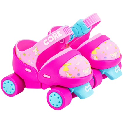 Core - Stomp & Roll Adjustable Kids - Dětské nastavitelné brusle - Pink