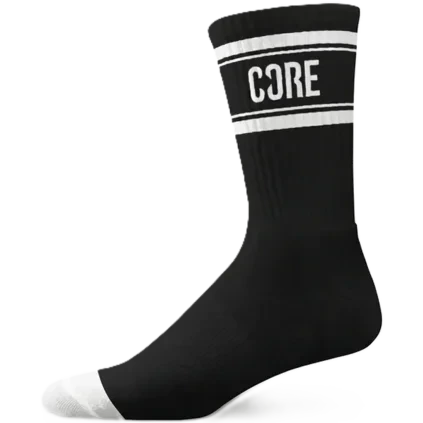 Core - Classic Performance Crew Skate Socks Black