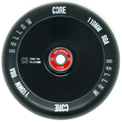 CORE - Hollowcore V2 - 100 mm - kolečko 1ks - Black