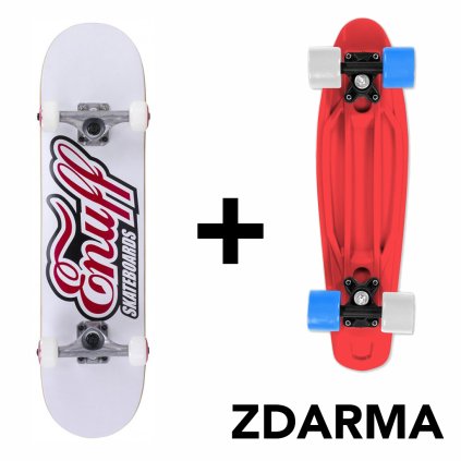 Enuff - Classic Logo White 7,75" / 7,25" - skateboard