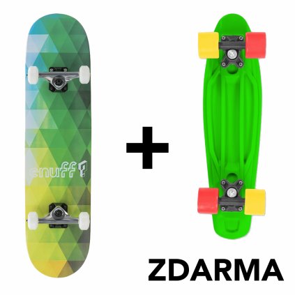 Enuff - Geometric - 8" Green - skateboard