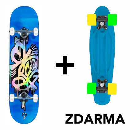 Enuff - Hologram Blue 8" - skateboard