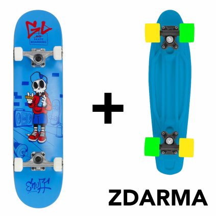 Enuff - Skully Blue 7,75" / 7,25" - skateboard