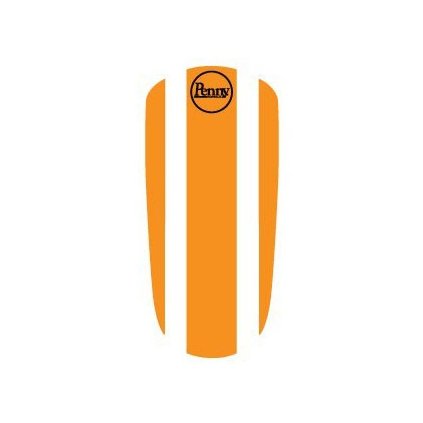 Penny Panel Sticker 22" Orange