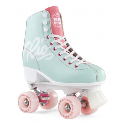 Rio - Roller Script Teal/Coral