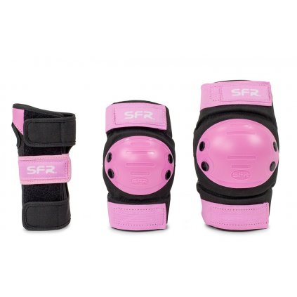 SFR - Dětská sada chráničů - Youth Ramp Triple Pad Set Black/Pink