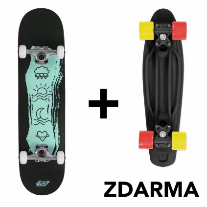 Enuff - Icon Green - 7,75" / 7,25"- skateboard