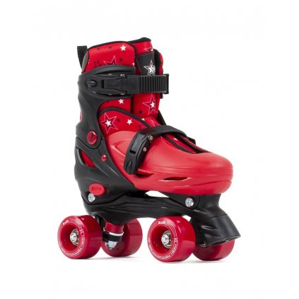 SFR - Nebula Adjustable Black/Red - nastavitelné trekové brusle