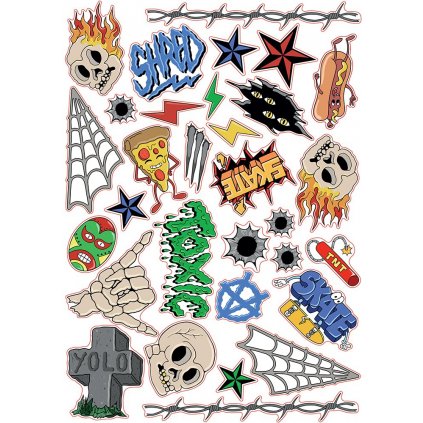 SFR - Sticker Sheet Skulls